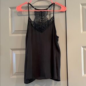 LAST CALL! Evereve Allison Joy Black Lace Trim Camisole